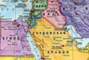 Mapa Bejrútu v ruštine