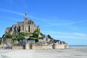 Otevřete levé menu Mont Saint Michel